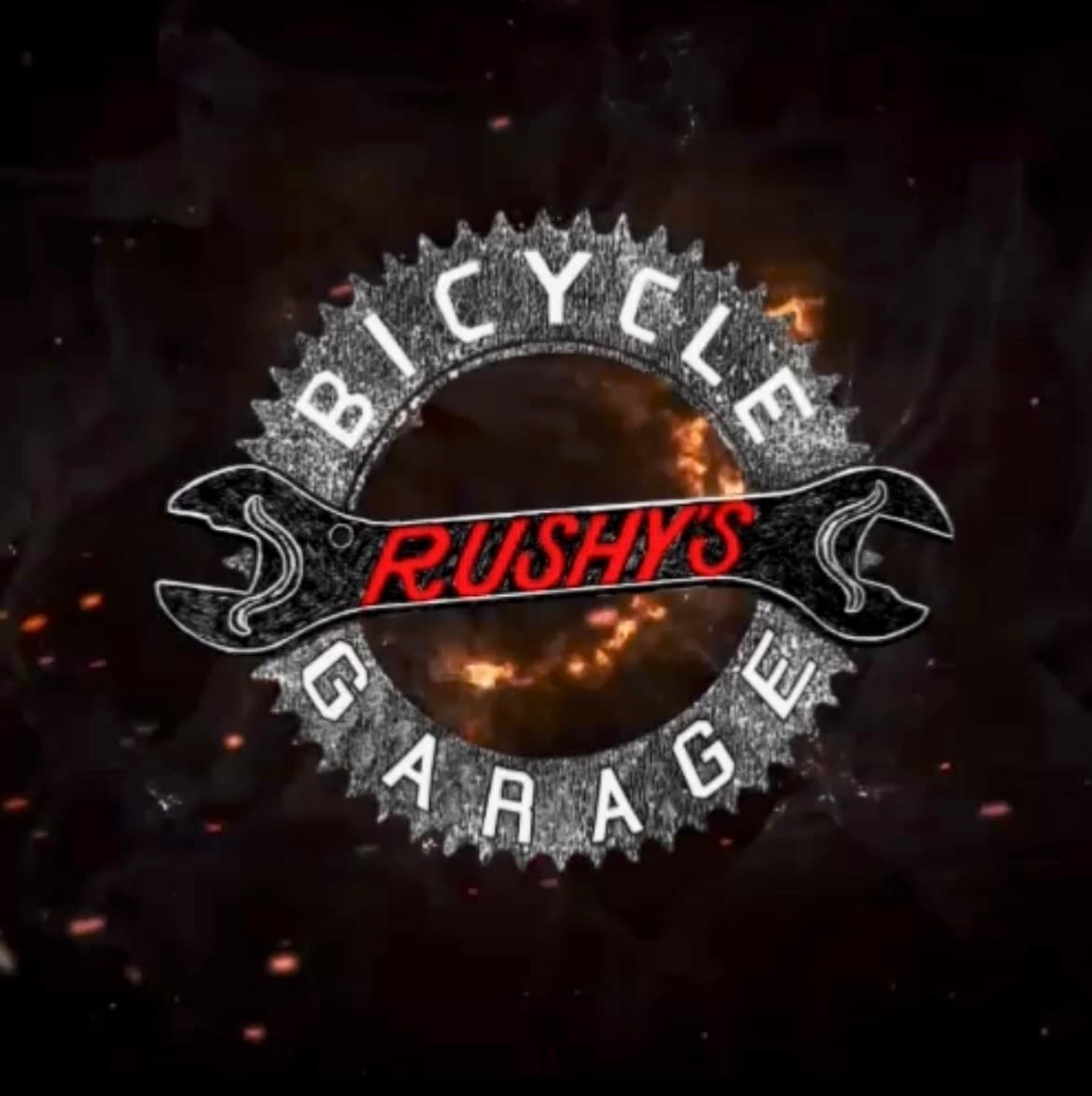 Rushys Bicycle Garage logo