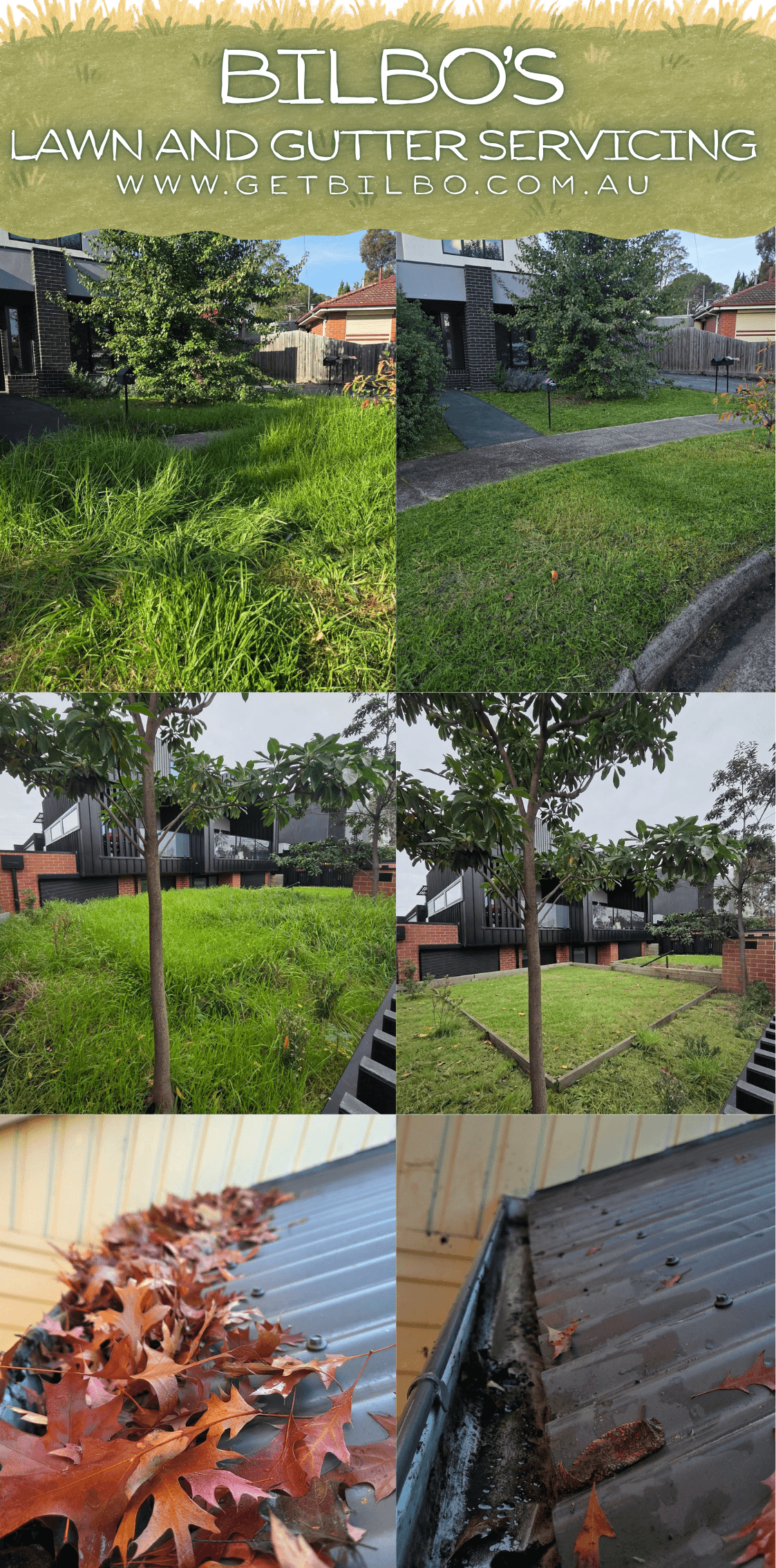 Bilbo's Lawn and Gutter Servicing — Landscaper in Melbourne, Victoria